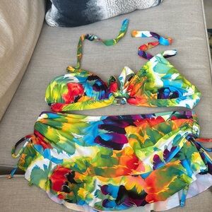 Allen B. By Allen Schwartz Multicolor Bikini
